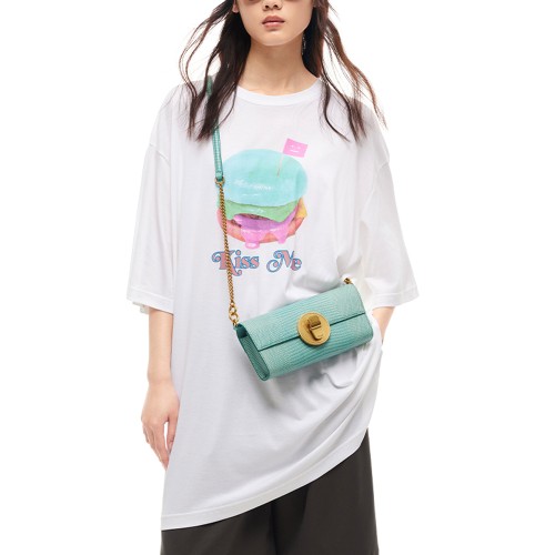 Leather Chain Crossbody Mobile Phone Bag, Shoulder Bag